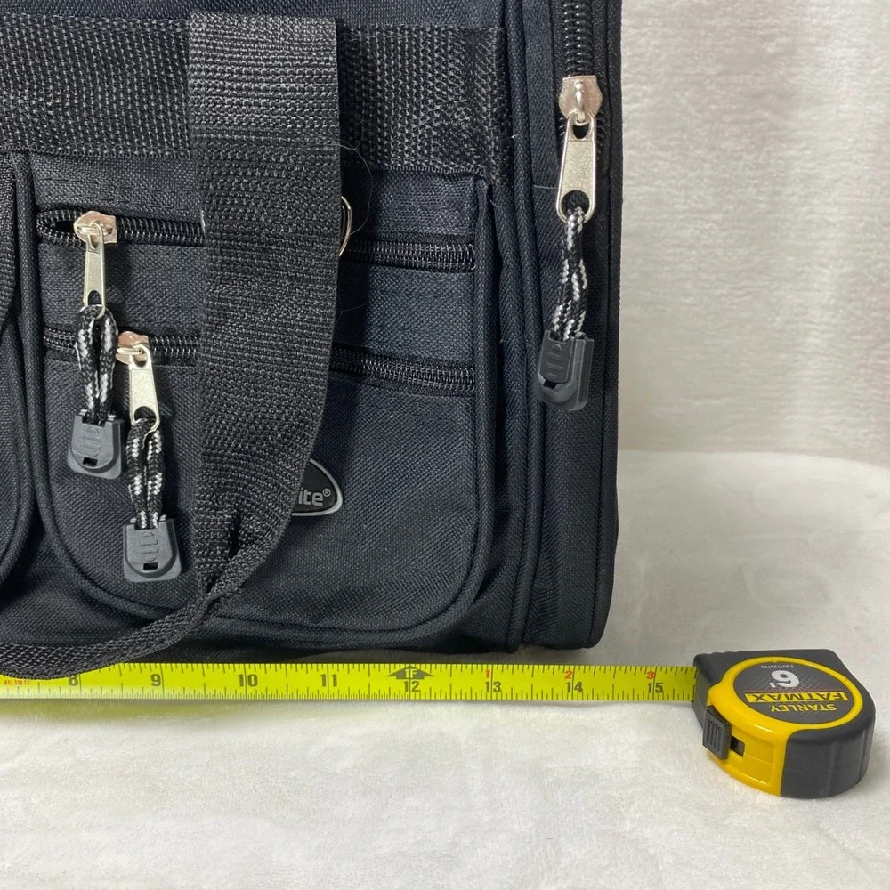 Samsonite Black Nylon Duffel‎ Carry On Travel Weekend Overnight Shoulder Strap